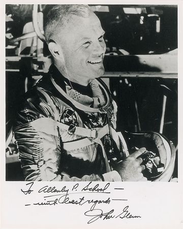 Lot #691 John Glenn Signed Photographs - Image 1