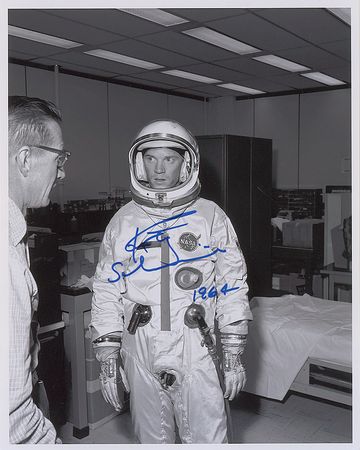 Lot #719 Rusty Schweickart Signed Photographs - Image 1