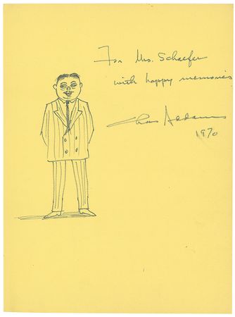 Lot #746 Charles Addams: Monster Rally, decorated with a great full-length sketch of Gomez Addams - Image 2