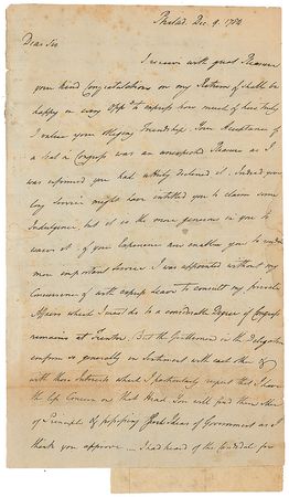 Lot #351 Joseph Reed: Washington’s aide-de-camp sends a lengthy letter to Declaration signer Gerry - Image 2
