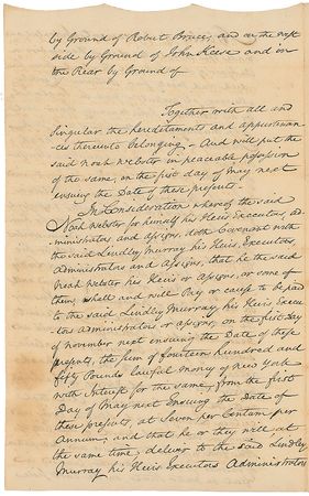 Lot #893 Noah Webster Signed Document - Image 1