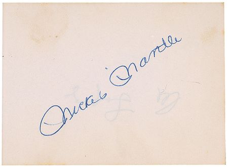 Lot #1421 Baseball: Vintage 1959 autograph book, including Mantle, Ford, and Drysdale - Image 4