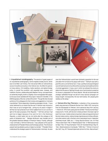 Lot #195 Ellsworth Bunker: The diplomatic years of Ellsworth Bunker,featuring his second Presidental Medal ofFreedom and the Saigon Embassy ceasefire flag - Image 19