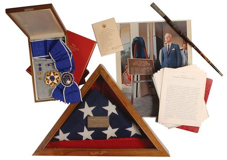 Lot #195 Ellsworth Bunker: The diplomatic years of Ellsworth Bunker,featuring his second Presidental Medal ofFreedom and the Saigon Embassy ceasefire flag - Image 22