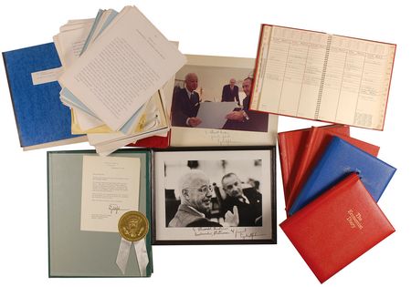 Lot #195 Ellsworth Bunker: The diplomatic years of Ellsworth Bunker,featuring his second Presidental Medal ofFreedom and the Saigon Embassy ceasefire flag - Image 5