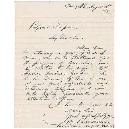 Lot #121 John Murray Carnochan - Image 1