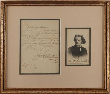 Lot #1067 Anton Rubinstein - Image 1