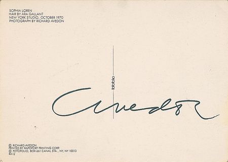Lot #564 Richard Avedon - Image 2