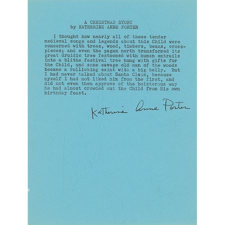 Lot #918 Katherine Anne Porter - Image 1