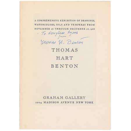 Lot #572 Thomas Hart Benton - Image 1
