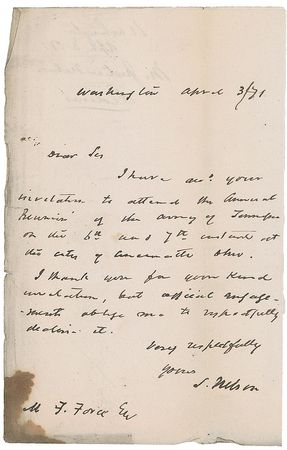 Lot #369 Supreme Court: Samuel Nelson - Image 2