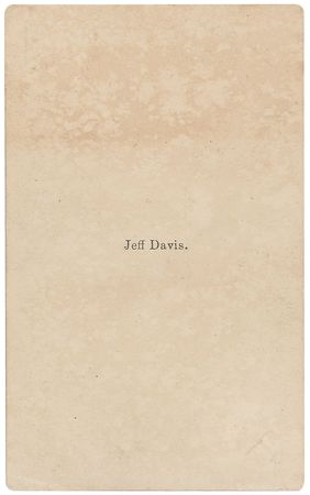 Lot #153 Jefferson Davis - Image 1
