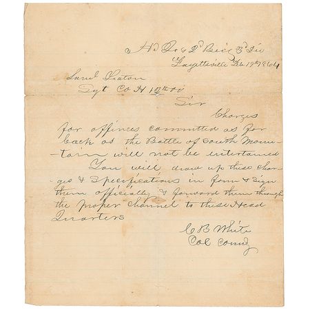 Lot #496 Carr Baily White - Image 1