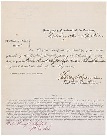 Lot #470 John A. Rawlins - Image 2