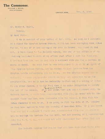 Lot #812 William Jennings Bryan - Image 2