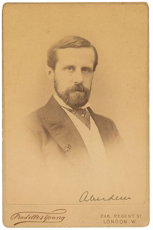 Lot #201 John Campbell Hamilton-Gordon, Marquis of Aberdeen - Image 1