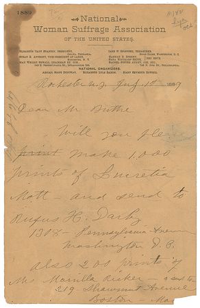 Lot #86 Susan B. Anthony - Image 1