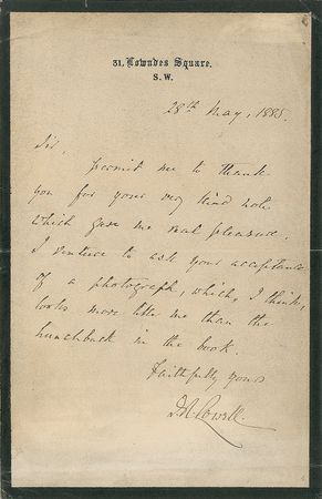 Lot #348 James Russell Lowell - Image 1