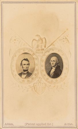 Lot #19 Abraham Lincoln and George Washington - Image 1