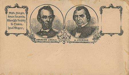 Lot #32 Abraham Lincoln and Andrew Johnson