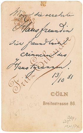 Lot #1019 Ferdinand Hiller - Image 1