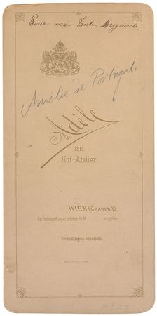 Lot #85 Amelie of Portugal - Image 3