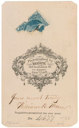 Lot #625 William B. Mann - Image 1