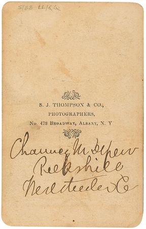 Lot #158 Chauncey M. Depew - Image 3