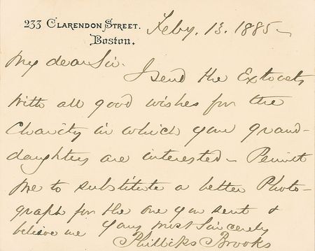 Lot #994 Phillips Brooks - Image 1