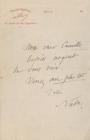 Lot #902 Felix Nadar - Image 2