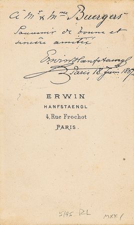 Lot #853 Erwin Hanfstaengl - Image 1