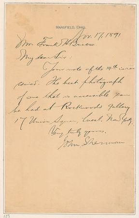 Lot #342 John Sherman - Image 1