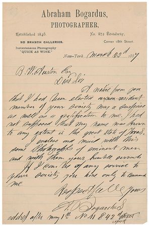 Lot #803 Abraham Bogardus - Image 2
