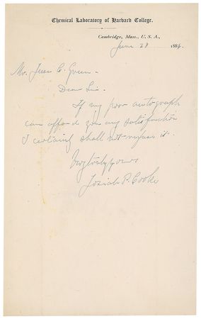 Lot #137 Josiah P. Cooke - Image 2