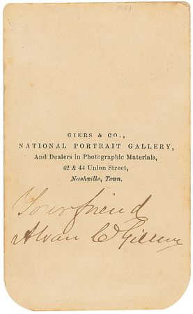 Lot #541 Alvan Cullem Gillem - Image 1