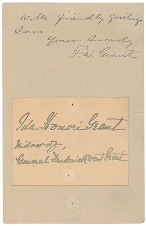 Lot #549 Frederick D. and Ida Grant - Image 1