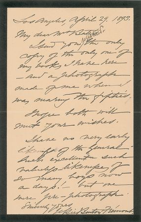 Lot #844 Jessie Benton Fremont - Image 2