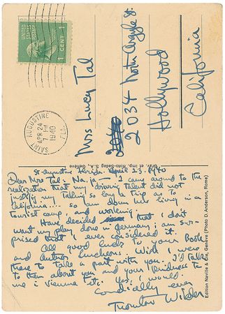 Lot #973 Thornton Wilder - Image 2