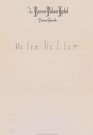 Lot #224 Helen Keller - Image 1