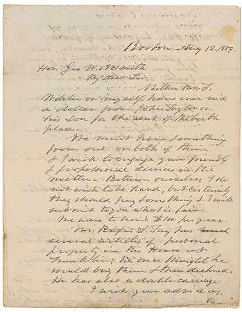 Lot #763 Fletcher Webster - Image 2