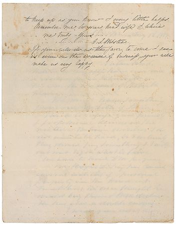 Lot #763 Fletcher Webster - Image 1