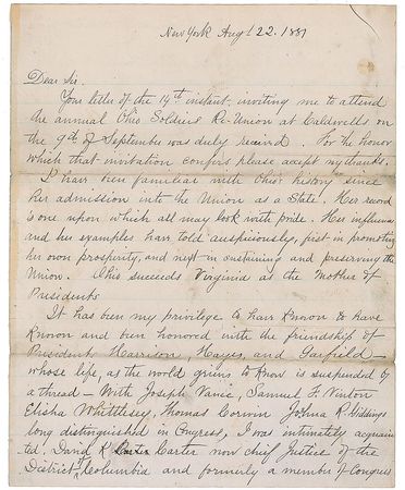 Lot #391 Thurlow Weed - Image 1