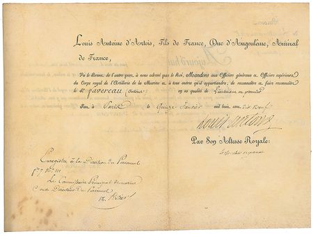 Lot #255 Louis XVIII: Louis-Mathieu Mole - Image 1