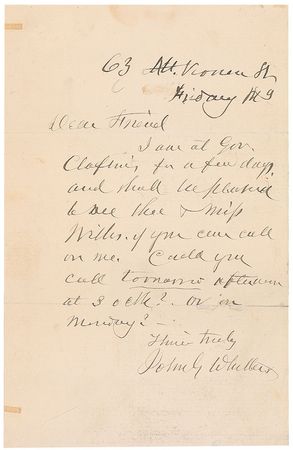 Lot #972 John Greenleaf Whittier - Image 1