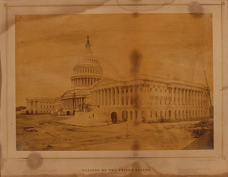 Lot #187 Alexander Gardner: Capitol of the United States - Image 2