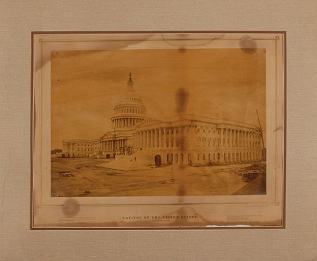 Lot #187 Alexander Gardner: Capitol of the United States - Image 1