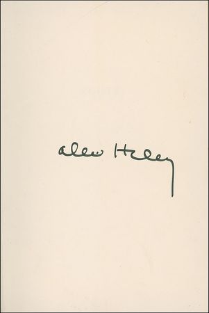 Lot #1640 Alex Haley Book - Image 1