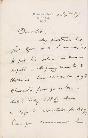 Lot #633 John Everett Millais Handwritten Letter Signed - Image 1