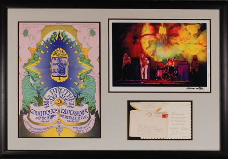 Lot #1644 Janis Joplin: 1965 get well card from “Janis” and her family - Image 1
