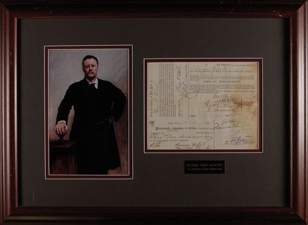 Lot #1648 Theodore Roosevelt: Health Commissioner Roosevelt approves a purchase - Image 2